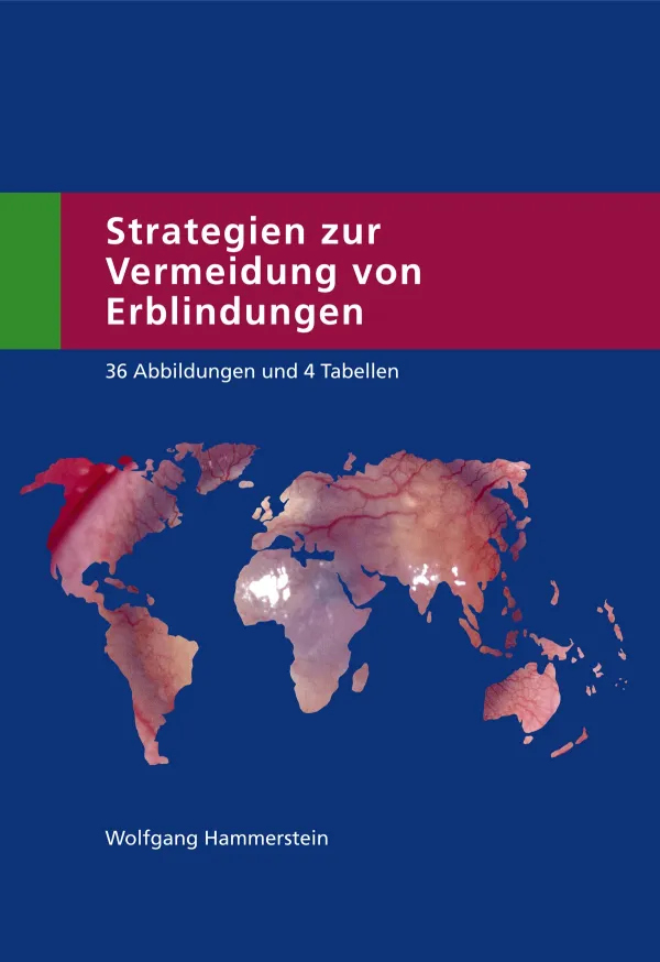 Titel des Buches „Strategien zur Vermeidung von Erblindungen“