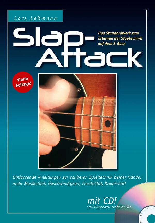 Titel: Slap-Attack von Lars Lehmann. Fotografie und Grafik von S:DESIGN