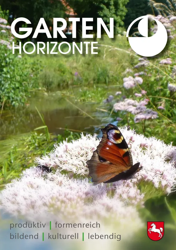 Titel der Broschüre für Gartenhorizonte